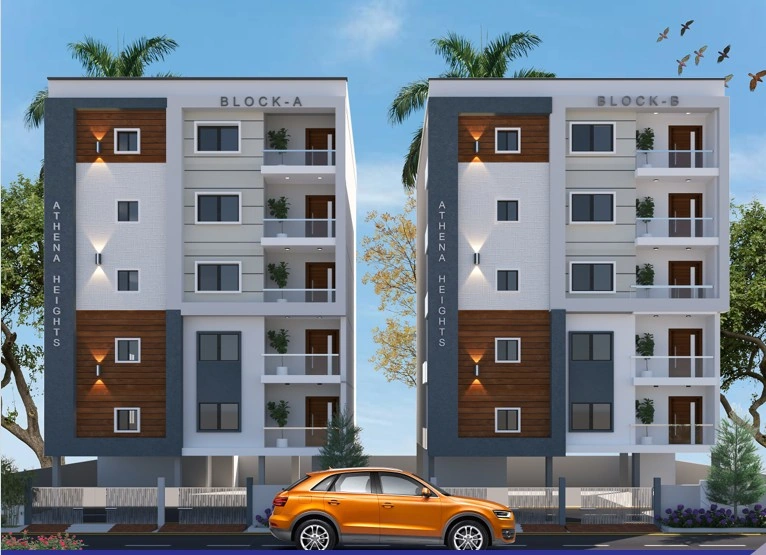 Athena Heights Block A and Block B in Pragathi Nagar, Hyderabad