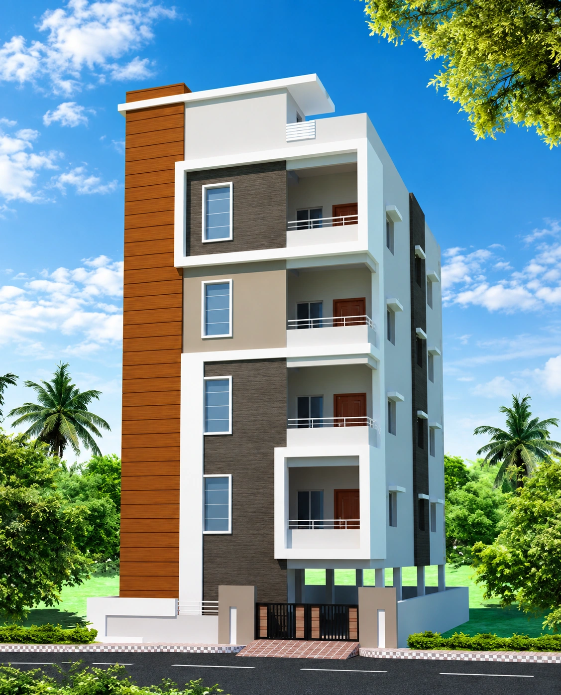 Brindavanam residential project in Pragathi Nagar, Hyderabad